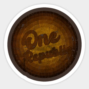 Vintage Style - OneRepublic Sticker